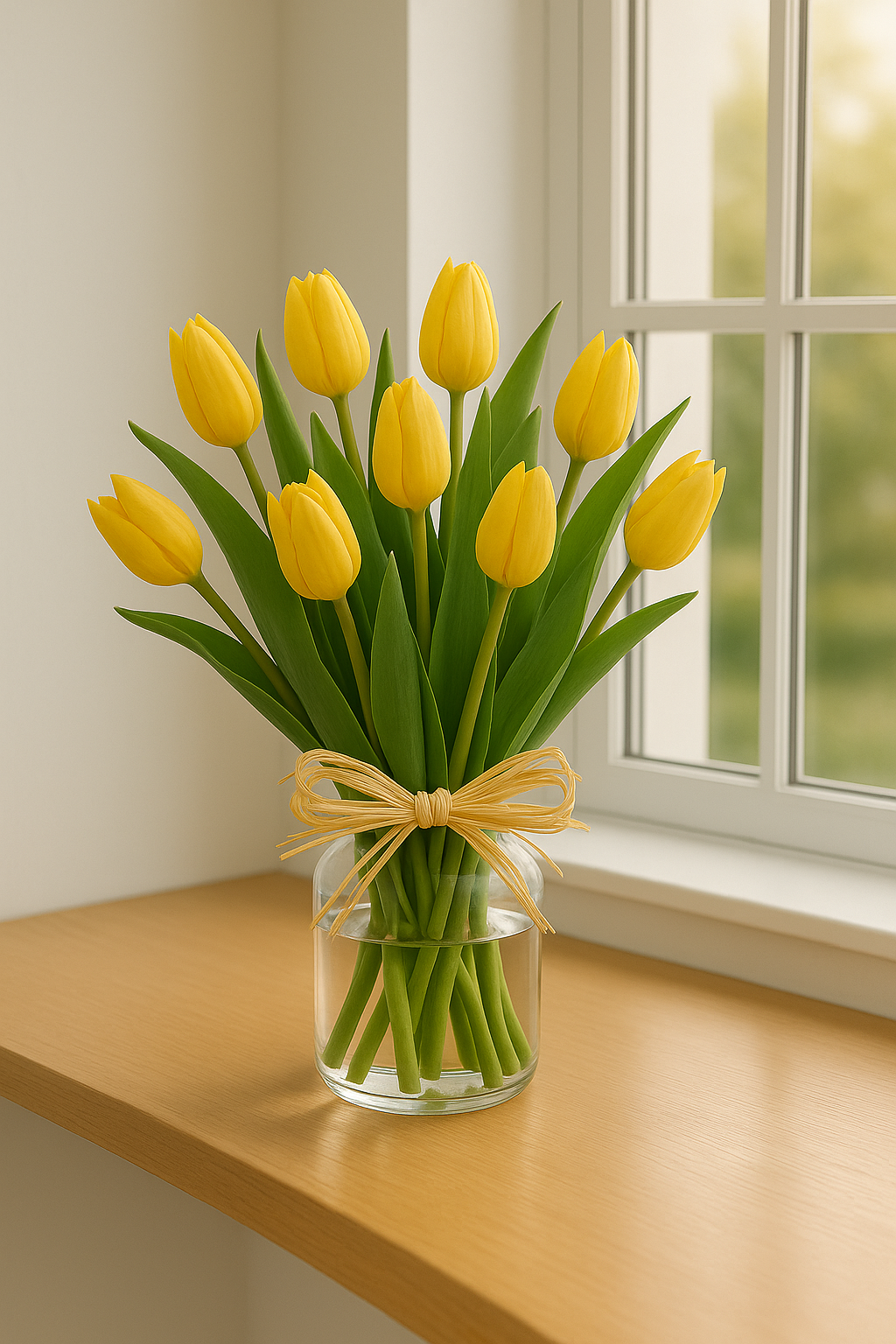 Aurora Dorada en Cristal