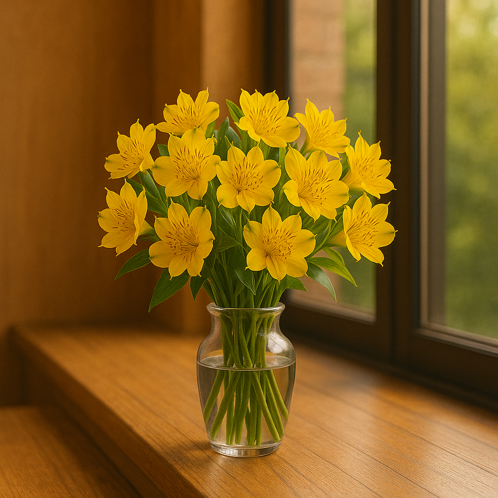 Luz Dorada en Cristal