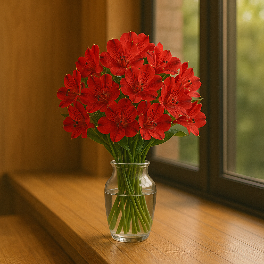 Fuego Carmesí en Cristal