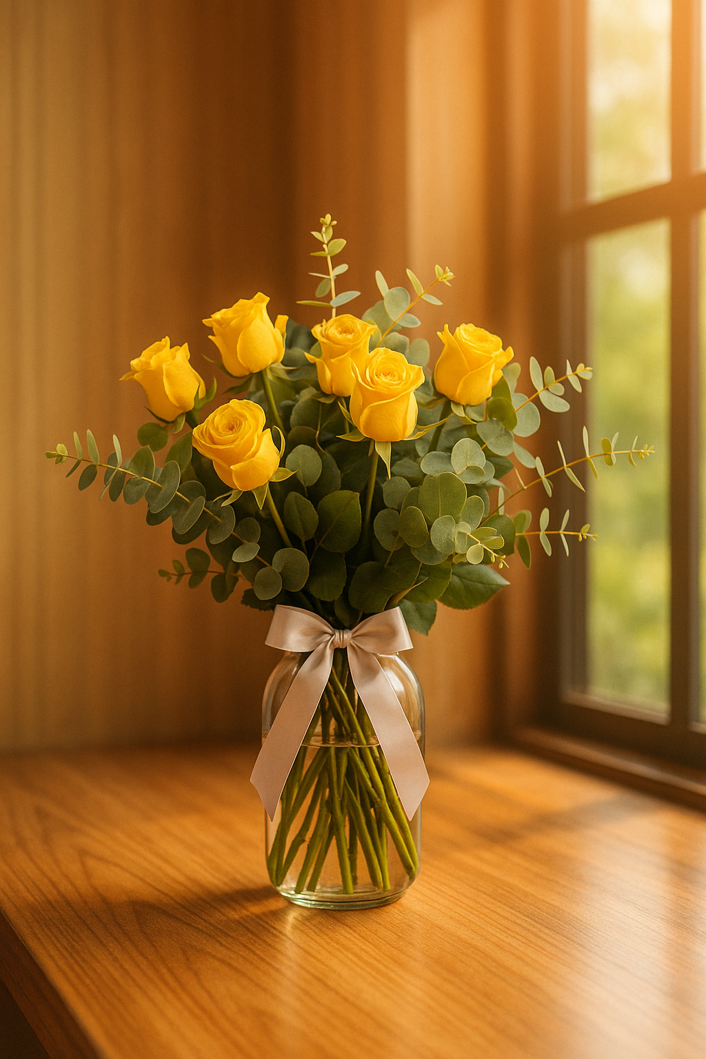 Sol Dorado en Cristal